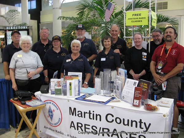 Martin County ARES Group at Hurricane Fair 2011
